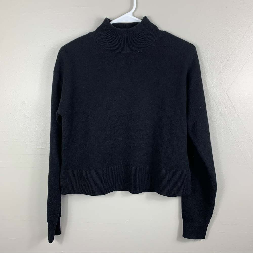 & Other Stories | Classic Black Crew Neck Sweater | Size XS